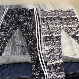 Marble and grey leggings